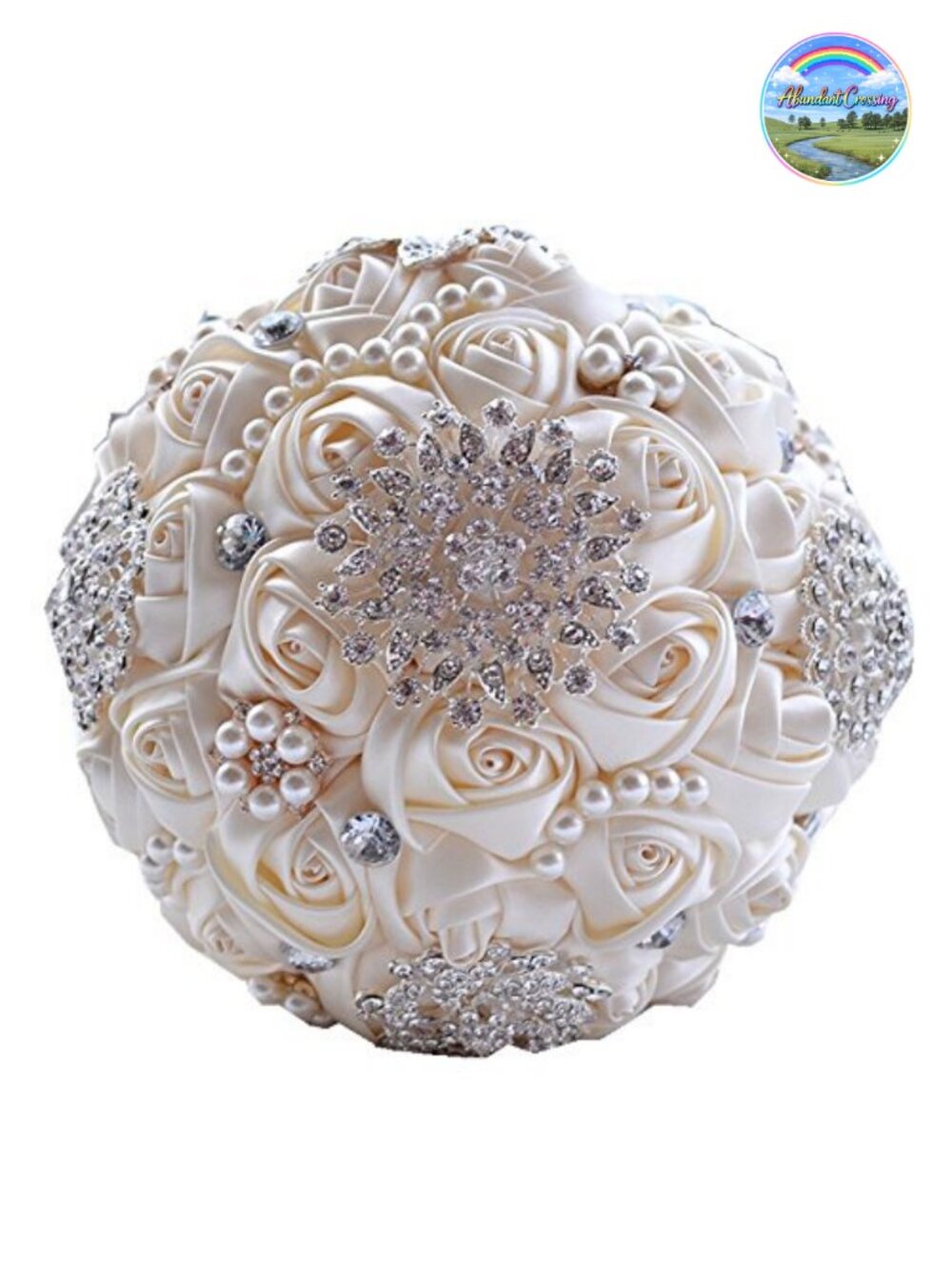 Bridal Bouquet Brooch Crystal Floral Wedding Bridesmaid Valentine's Day